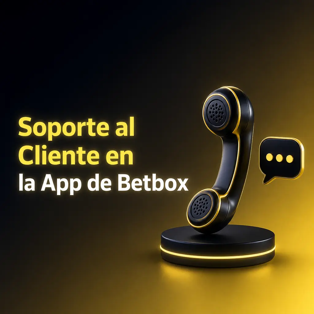 Soporte al cliente en la app de Betbox: chat en vivo, correo electrónico y centro de ayuda con preguntas frecuentes.