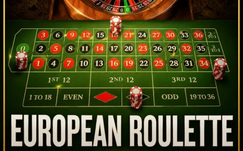 Apuesta por tus números favoritos en la mesa de Ruleta Europea en BetBox Casino.
